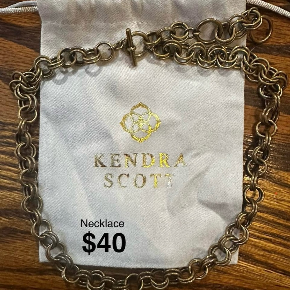 Kendra Scott Gold-Tone Chain Necklace